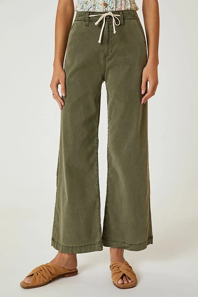 Coupon ???? Paige Carly High-Rise Cropped Wide-Leg ???? Jeans VINTAGE IVY GREEN ???? 4 Coupon ???? Paige Carly High-Rise Cropped Wide-Leg ???? Jeans VINTAGE IVY GREEN ???? - Image 2