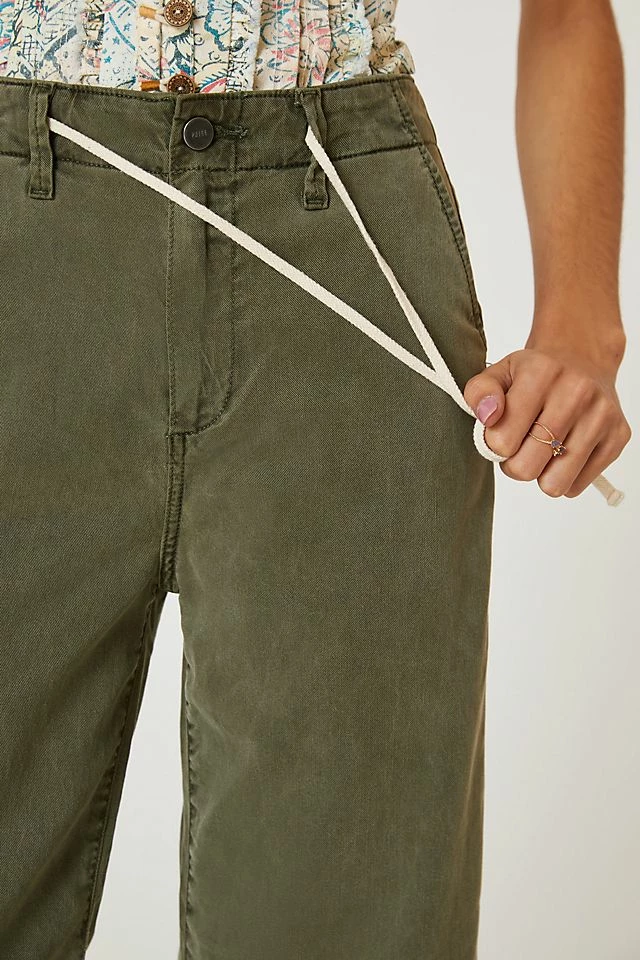Coupon ???? Paige Carly High-Rise Cropped Wide-Leg ???? Jeans VINTAGE IVY GREEN ???? 6 Coupon ???? Paige Carly High-Rise Cropped Wide-Leg ???? Jeans VINTAGE IVY GREEN ???? - Image 4