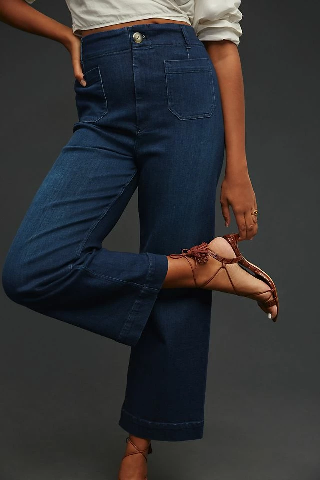 Best Sale ???? Pilcro The Skipper Wide-Leg ???? Jeans DENIM DARK ???? 7 Best Sale ???? Pilcro The Skipper Wide-Leg ???? Jeans DENIM DARK ???? - Image 5