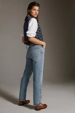 Deals ???? AGOLDE '90s Pinch-Waist Straight ???? Jeans DENIM MEDIUM BLUE ???? -Beach Riot Shop unnamed file 2892