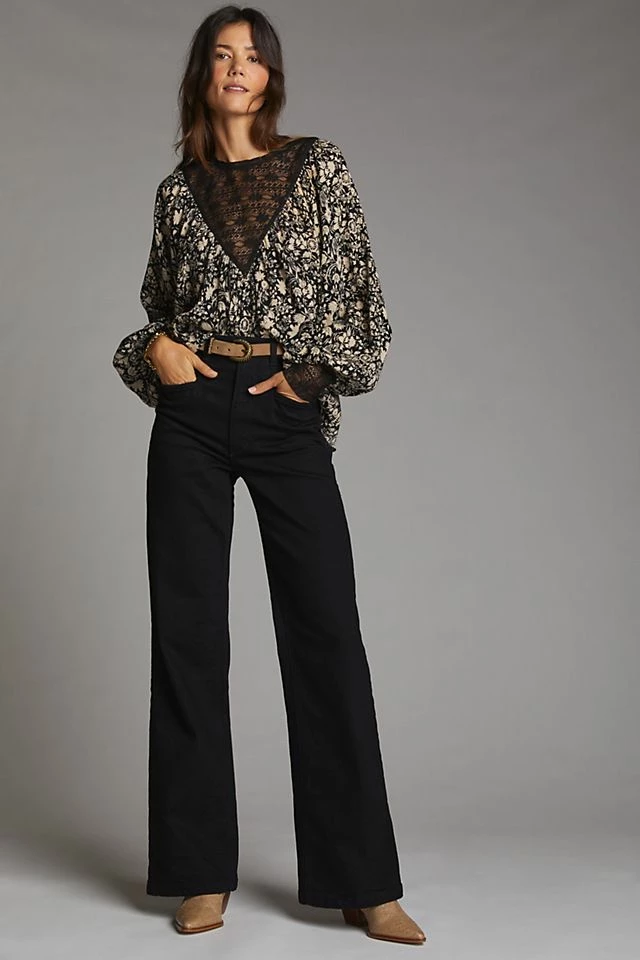 Cheap ???? Favorite Daughter Favorite Daugher Jordie Wide-Leg ???? Jeans BLACK ???? 3 Cheap ???? Favorite Daughter Favorite Daugher Jordie Wide-Leg ???? Jeans BLACK ????