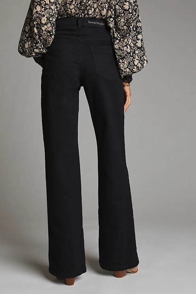 Cheap ???? Favorite Daughter Favorite Daugher Jordie Wide-Leg ???? Jeans BLACK ???? 6 Cheap ???? Favorite Daughter Favorite Daugher Jordie Wide-Leg ???? Jeans BLACK ???? - Image 4
