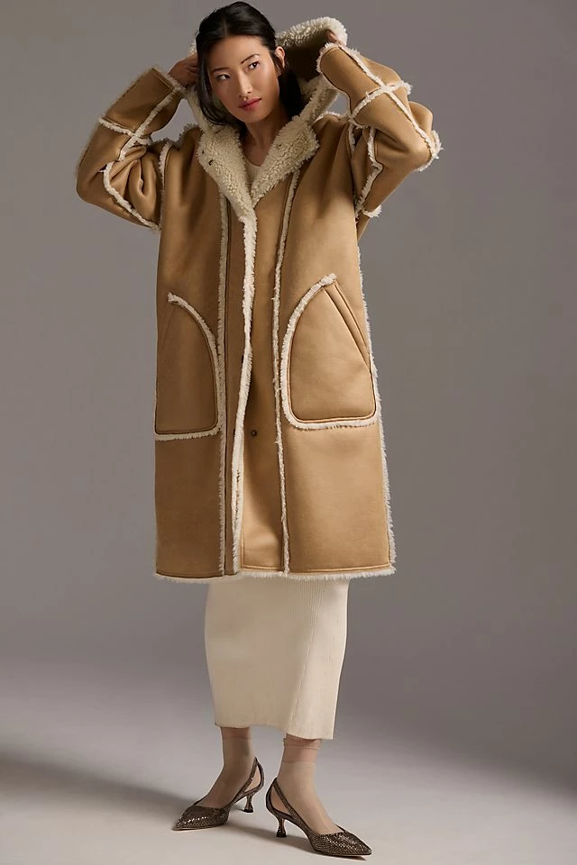 Pilcro Reversible Sherpa Coat Deals ⭐ Pilcro Reversible Sherpa ???? Coat NEUTRAL ???? -Beach Riot Shop unnamed file 3
