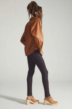 Budget ???? Paige Hoxton High-Rise ???? Coated Skinny ???? Jeans WINE ???? 10 Budget ???? Paige Hoxton High-Rise ???? Coated Skinny ???? Jeans WINE ???? -Beach Riot Shop unnamed file 3014