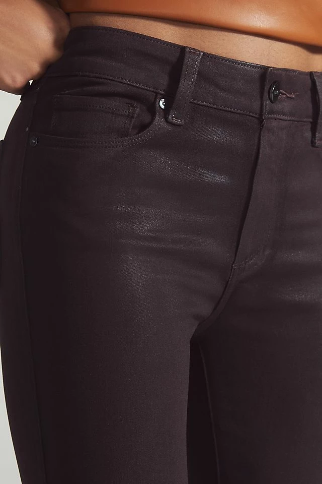 Budget ???? Paige Hoxton High-Rise ???? Coated Skinny ???? Jeans WINE ???? 6 Budget ???? Paige Hoxton High-Rise ???? Coated Skinny ???? Jeans WINE ???? - Image 4
