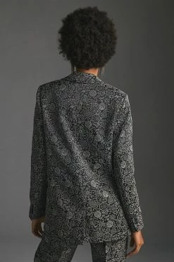 Discount ???? Scotch & Soda Planetary Icons Jacquard Blazer DARK GREY ???? -Beach Riot Shop unnamed file 306