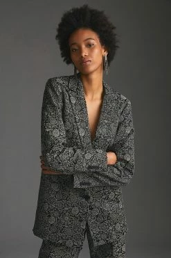 Discount ???? Scotch & Soda Planetary Icons Jacquard Blazer DARK GREY ???? -Beach Riot Shop unnamed file 307