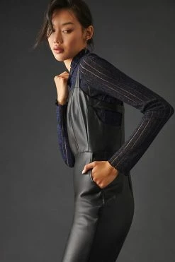 Top 10 ???? Bagatelle Faux Leather Jumpsuit BLACK ???? -Beach Riot Shop unnamed file 3257