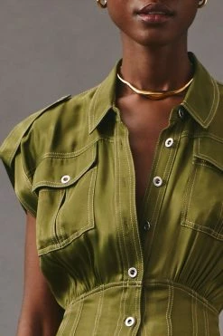 Best Pirce ???? By Anthropologie Open-Back Boiler Suit OLIVE ???? -Beach Riot Shop unnamed file 3262