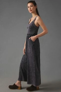 Discount ???? Daily Practice By Anthropologie V-Neck Jumpsuit BLACK ???? -Beach Riot Shop unnamed file 3268