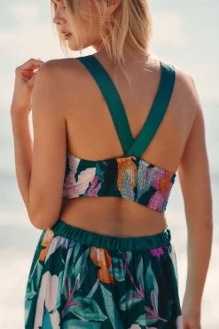 Best reviews of ???? By Anthropologie V-Neck Jumpsuit BLUE MOTIF ⌛ -Beach Riot Shop unnamed file 3281