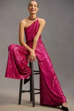 Wholesale ???? Zunilda Gutierrez Sequin Jumpsuit PINK COMBO ????