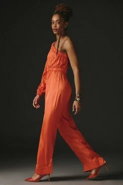 Discount ???? Farm Rio One-Shoulder Jumpsuit ORANGE ???? 4 Discount ???? Farm Rio One-Shoulder Jumpsuit ORANGE ???? -Beach Riot Shop unnamed file 3311
