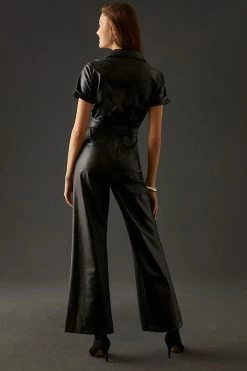 Cheap ???? Paige Anessa Faux Leather Jumpsuit BLACK ???? -Beach Riot Shop unnamed file 3374