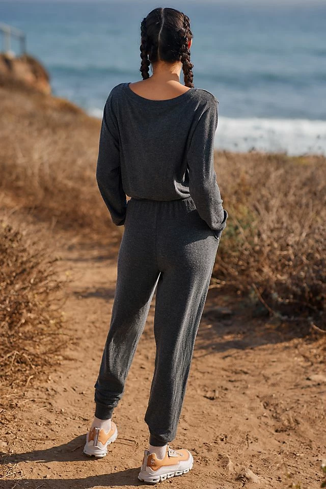 Spiritual Gangster Vida Off Shoulder Sherpa Jumpsuit Best Sale ???? Spiritual Gangster Vida Off Shoulder Sherpa Jumpsuit CARBON ???? -Beach Riot Shop unnamed file 3376