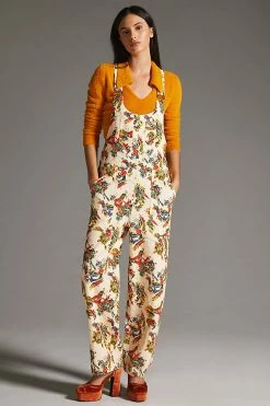 Brand new ???? L.F.Markey Bryson Dungarees RED MOTIF ????