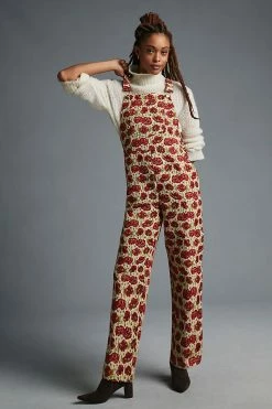 Budget ???? Meadows Sorrel Dungarees RED MOTIF ✔️