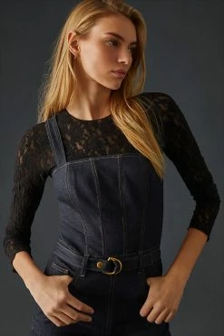 Cheapest ???? DL1961 Holloway Flare Jumpsuit INDIGO ???? COATED ???? 6 Cheapest ???? DL1961 Holloway Flare Jumpsuit INDIGO ???? COATED ???? -Beach Riot Shop unnamed file 3395