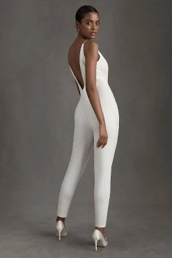 Promo ???? Halston Mariah Sequin Jumpsuit IVORY ???? -Beach Riot Shop unnamed file 3416