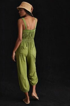 Hot Sale ???? Daily Practice By Anthropologie The Mayotte Jumpsuit MOSS ⌛ -Beach Riot Shop unnamed file 3450