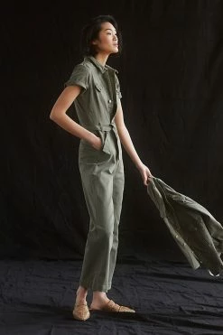 Coupon ???? Paige Anessa Jumpsuit VINTAGE IVY GREEN ????