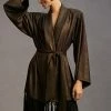 Buy ❤️ By Anthropologie Metallic Fringe Kimono GOLD ???? -Beach Riot Shop unnamed file 3480