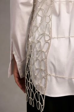 Flash Sale ???? By Anthropologie Rhinestone Tunic SILVER ⭐ -Beach Riot Shop unnamed file 3488