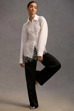 Flash Sale ???? By Anthropologie Rhinestone Tunic SILVER ⭐ -Beach Riot Shop unnamed file 3489