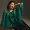 Budget ⭐ By Anthropologie Embellished Lace Cape GREEN ???? -Beach Riot Shop unnamed file 3490