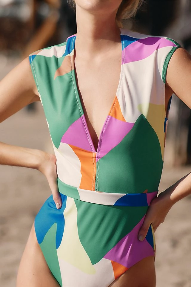 Best Pirce π€© Sanctuary Cap-Sleeve V-Neck One-Piece π©± Swimsuit NOVELTY β 4 Best Pirce π€© Sanctuary Cap-Sleeve V-Neck One-Piece π©± Swimsuit NOVELTY β - Image 2