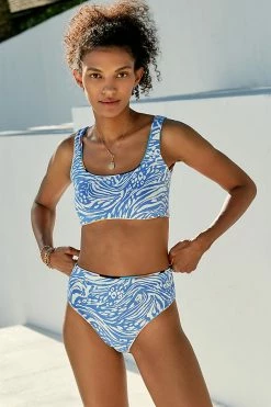 Promo ???? Maaji Picasso Suzy Q Reversible ???? Bikini Bottoms IRIS BLUE ???? -Beach Riot Shop unnamed file 3869
