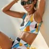 Buy ???? Maaji Picasso Izzy Sporty Reversible ???? Bikini Top IRIS BLUE ????