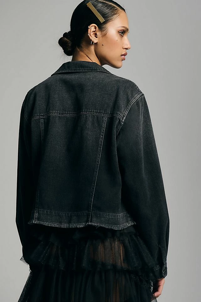 Bella Dahl Coco Cut-Off Jean Jacket Best Pirce ???? Bella Dahl Coco Cut-Off Jean Jacket CARBON ✨ -Beach Riot Shop unnamed file 406