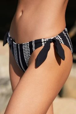 Discount ✨ Lemlem Luchia Side-Tie ???? Bikini Bottoms BLACK ???? -Beach Riot Shop unnamed file 4066