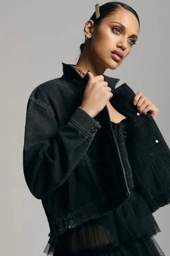 Best Pirce ???? Bella Dahl Coco Cut-Off Jean Jacket CARBON ✨ 5 Best Pirce ???? Bella Dahl Coco Cut-Off Jean Jacket CARBON ✨ -Beach Riot Shop unnamed file 407