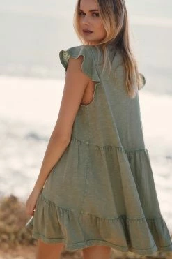 Cheap ✔️ By Anthropologie V-Neck Knit ???? Dress MOSS ???? -Beach Riot Shop unnamed file 4234