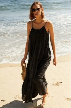Top 10 ???? By Anthropologie Malika Gauze ???? Dress IVORY ???? -Beach Riot Shop unnamed file 4261