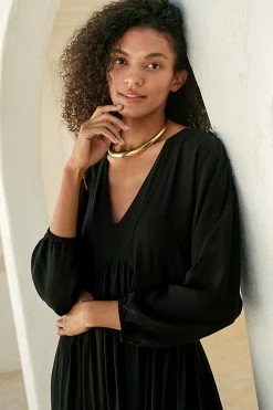 Deals ???? Malai Black Loner Maxi ???? Dress BLACK ⌛ -Beach Riot Shop unnamed file 4272