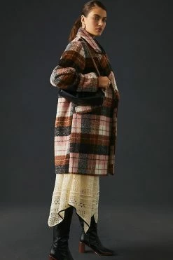 Flash Sale ???? Bernardo Plaid ???? Coat PINK COMBO ???? -Beach Riot Shop unnamed file 432