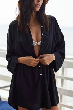 Flash Sale ???? LSPACE Pacifica Tunic BLACK ???? -Beach Riot Shop unnamed file 4336