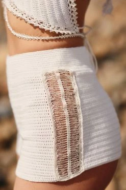 Best Pirce ???? My Beachy Side X Emily In Paris Freesia Beaded Shorts WHITE ⭐ -Beach Riot Shop unnamed file 4632
