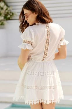 Buy ❤️ Peixoto Embroidered Lace Cover-Up ???? Dress WHITE ???? 3 Buy ❤️ Peixoto Embroidered Lace Cover-Up ???? Dress WHITE ???? -Beach Riot Shop unnamed file 4644
