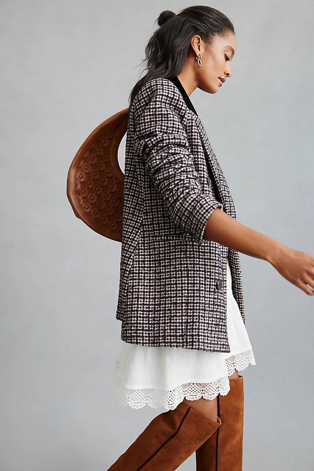 Avec Les Filles Structured Blazer Best Sale ⌛ Avec Les Filles Structured Blazer BLACK MOTIF ✨ -Beach Riot Shop unnamed file 468