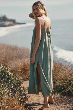 Flash Sale ⌛ By Anthropologie A-Line Maxi ???? Dress MOSS ⌛ -Beach Riot Shop unnamed file 4682