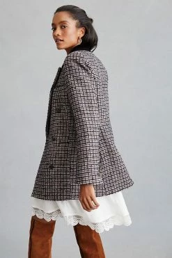 Best Sale ⌛ Avec Les Filles Structured Blazer BLACK MOTIF ✨ 6 Best Sale ⌛ Avec Les Filles Structured Blazer BLACK MOTIF ✨ -Beach Riot Shop unnamed file 469