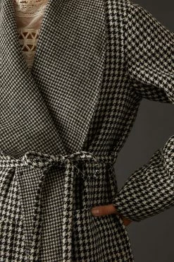 New ⌛ Bernardo Wrap ???? Coat BLACK MOTIF ???? -Beach Riot Shop unnamed file 474