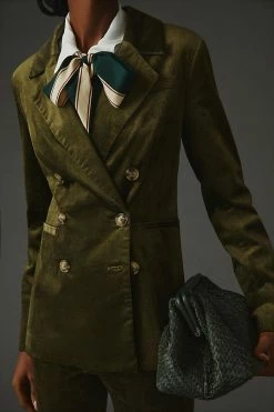 Hot Sale ???? Paige Hollie Velvet Blazer DARK GREEN ???? 3 Hot Sale ???? Paige Hollie Velvet Blazer DARK GREEN ???? -Beach Riot Shop unnamed file 477