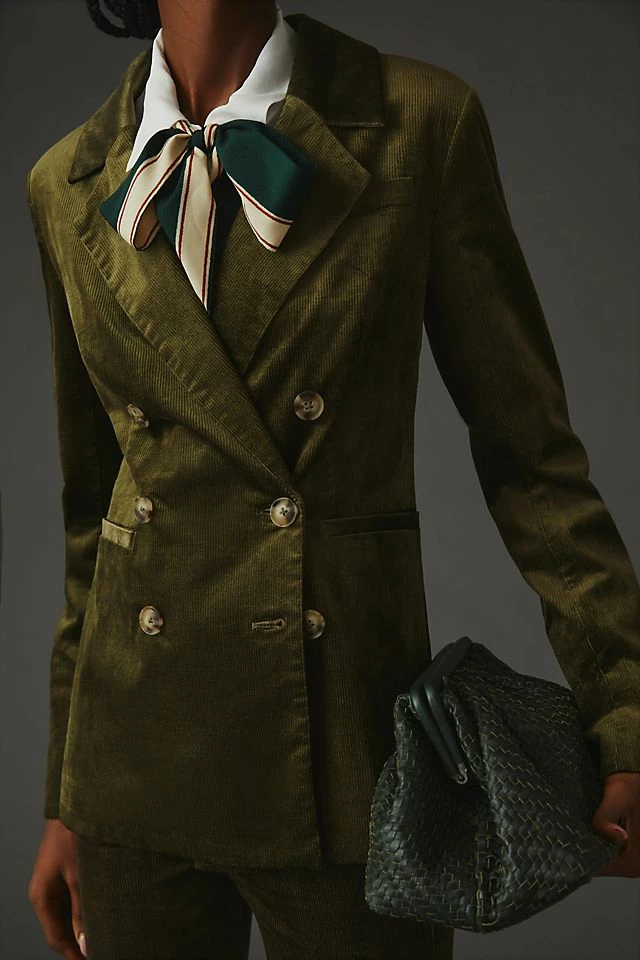 Paige Hollie Velvet Blazer Hot Sale ???? Paige Hollie Velvet Blazer DARK GREEN ???? -Beach Riot Shop unnamed file 477