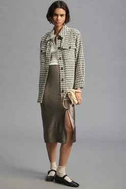 Best reviews of ⌛ Greylin Knit ???? Shirt Jacket BLACK MOTIF ???? -Beach Riot Shop unnamed file 48