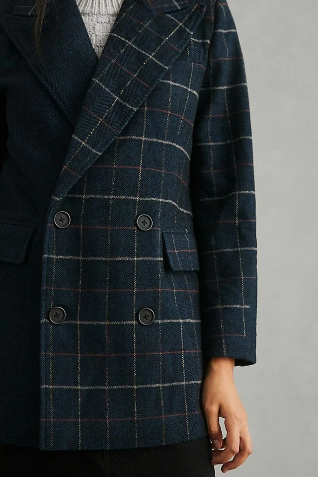 Avec Les Filles Oversized Plaid Blazer Best deal ???? Avec Les Filles Oversized Plaid Blazer BLACK MOTIF ???? -Beach Riot Shop unnamed file 517